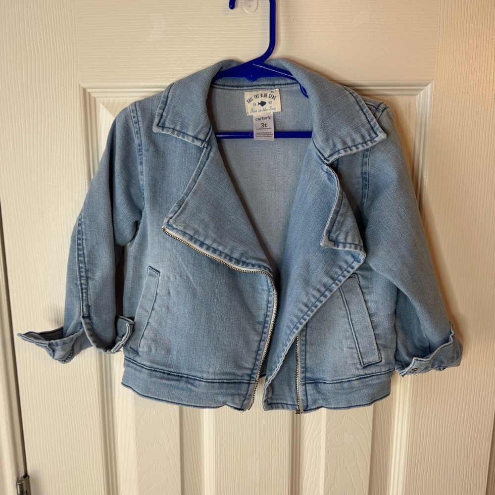 Carter’s Toddler Girl Soft Denim Jacket Size 3T